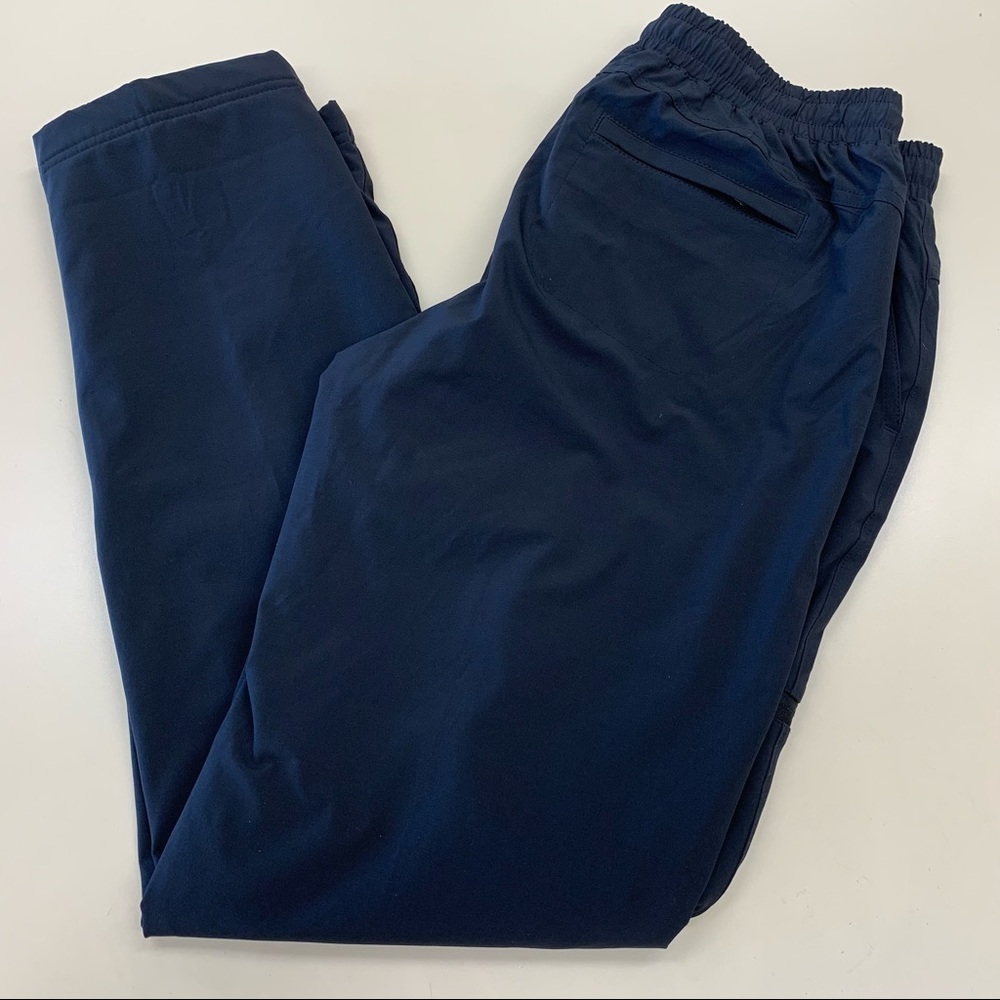 Talbots Women’s Black Nylon Cargo Elastic Drawstring Waist Pockets Lined Pants S